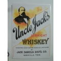 Jack Daniels Uncle Jack's Whiskey Poster A3 Size (407.JDUncleJA3)